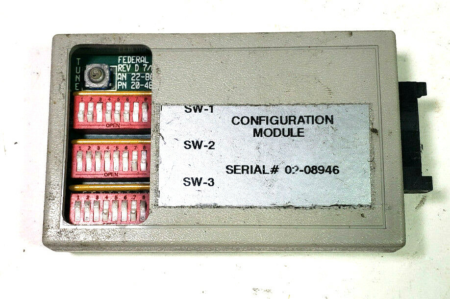 22-8699 20-4830  FEDERAL  APD  CONFIGURATION  MODULE