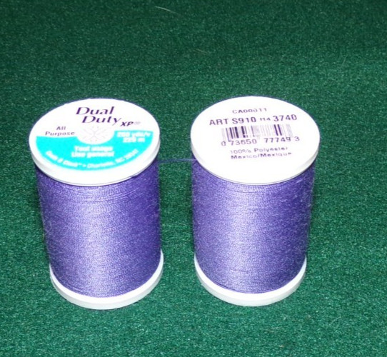 Dual Duty All Purpose Polyester Thread, 250 yards, Amethyst (3740)