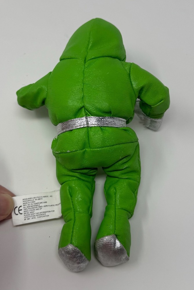 Intel Green Spaceman / Bunny People Plush