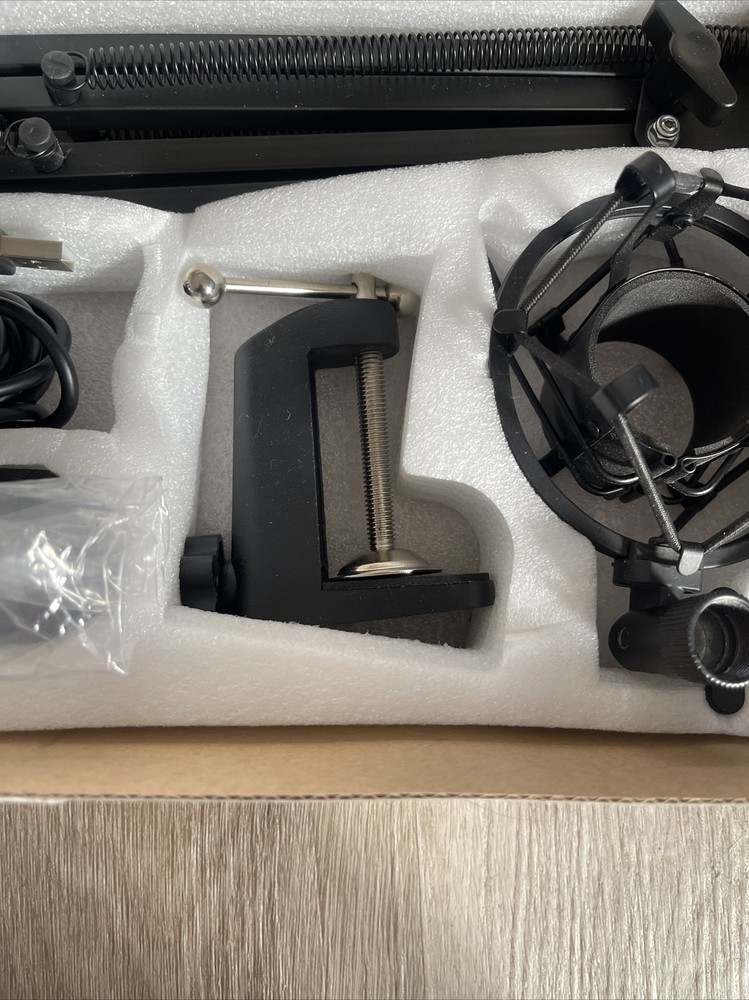 Rofeer Microphone Set Professional USB Condenser Open Box Never Used Complete