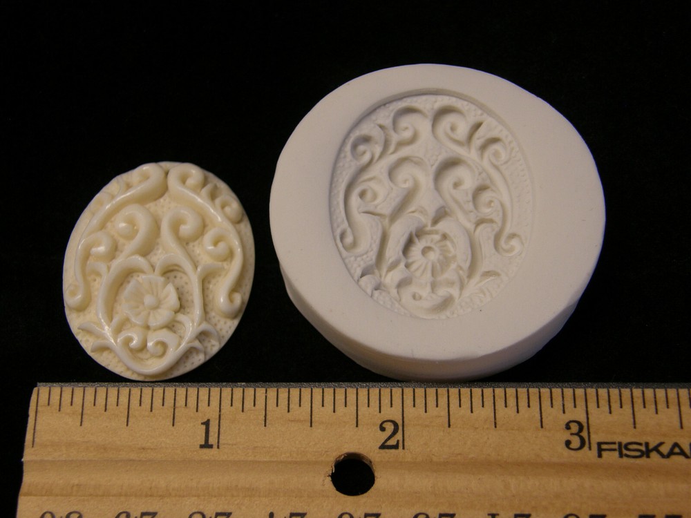 Flower & Vines Polymer Clay Mold (MD1117)