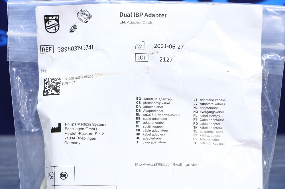 Philips 989803199741 Dual IBP Adapter Cable