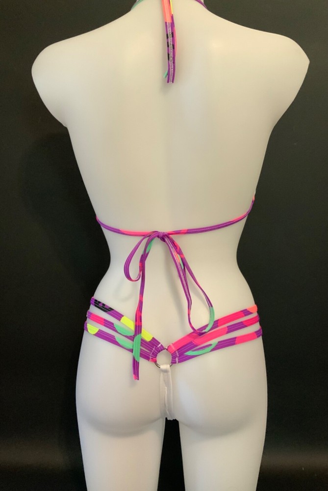 Exotic Dancer Tri Top And Thong Set