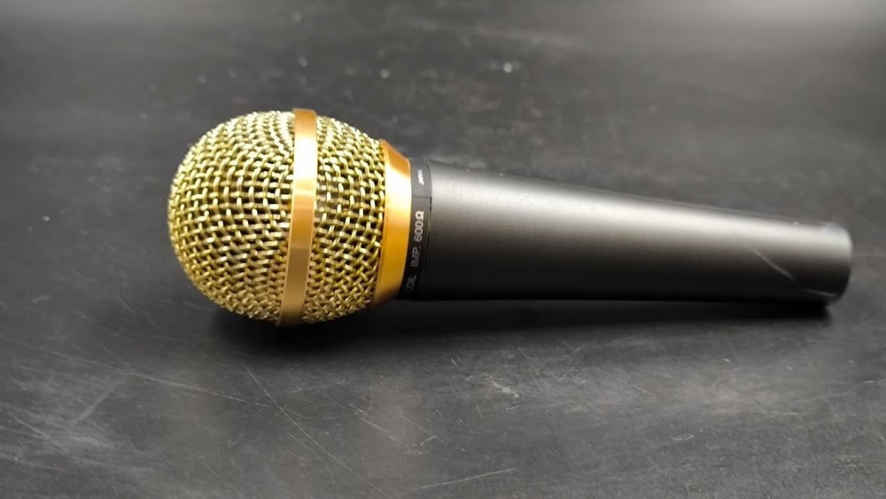 Fostex M-5 Unidirectional Microphone Used Working Black