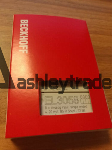 1PCS NEW Beckhoff EL3058 8-CHANNEL ANALOG INPUT TERMINAL D358040