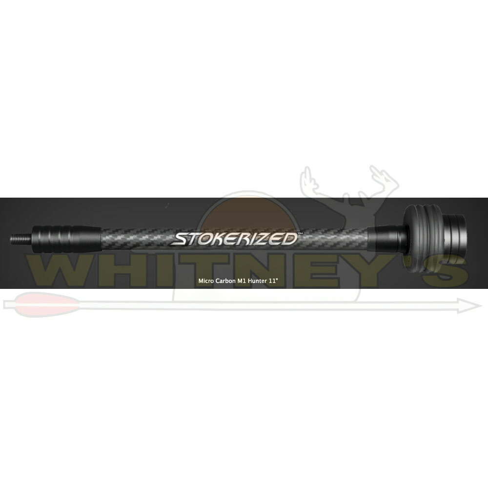 Stokerized SS M1 Hunter Stabilizer - 11" - Black - SSM1-11-BLK