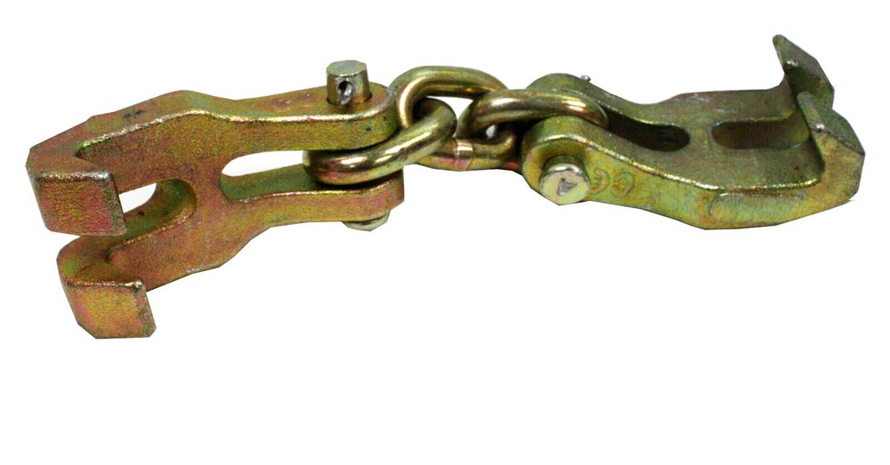 Double Claw Hooks Chain Shortener Connector Bumper Hook Pull Auto Body Repair