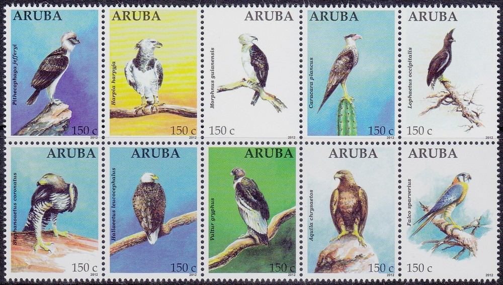 Aruba Issue 2011 (584-593) Birds
