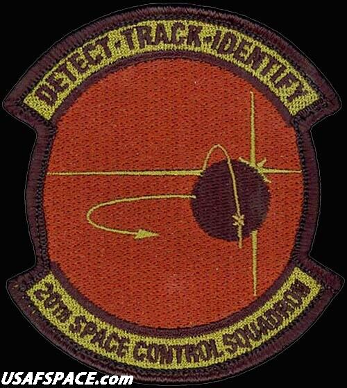 USAF 20th SPACE CONTROL SQ -Eglin AFB, FL- ORIGINAL AIR FORCE Multicam OCP PATCH