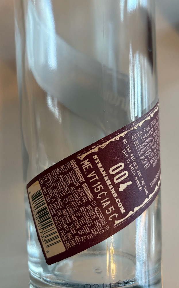 Stranahan's Distillery Exclusive Sherry Cask #4 Single Malt ROUND Bottle