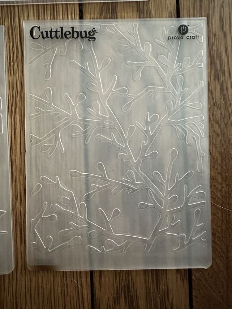 Lot Of 11 Cuttlebug Embossing Folders