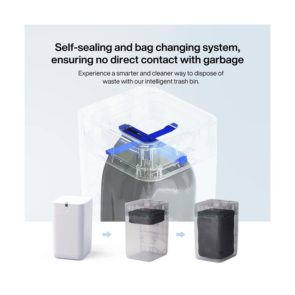 Airdeer Automatic Trash Can, 4 Gallon Self Sealing and Self-Changing Smart Tr...