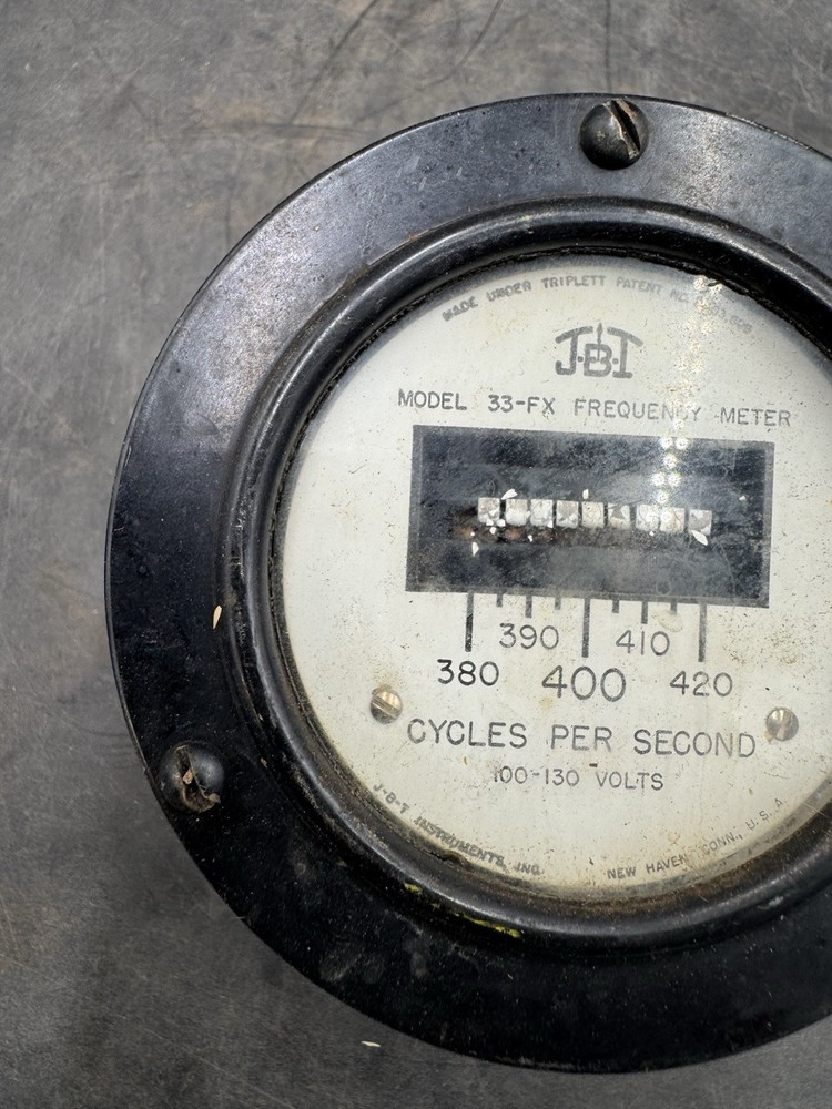 JBT Triplett Model 33-FX Frequency Indicator