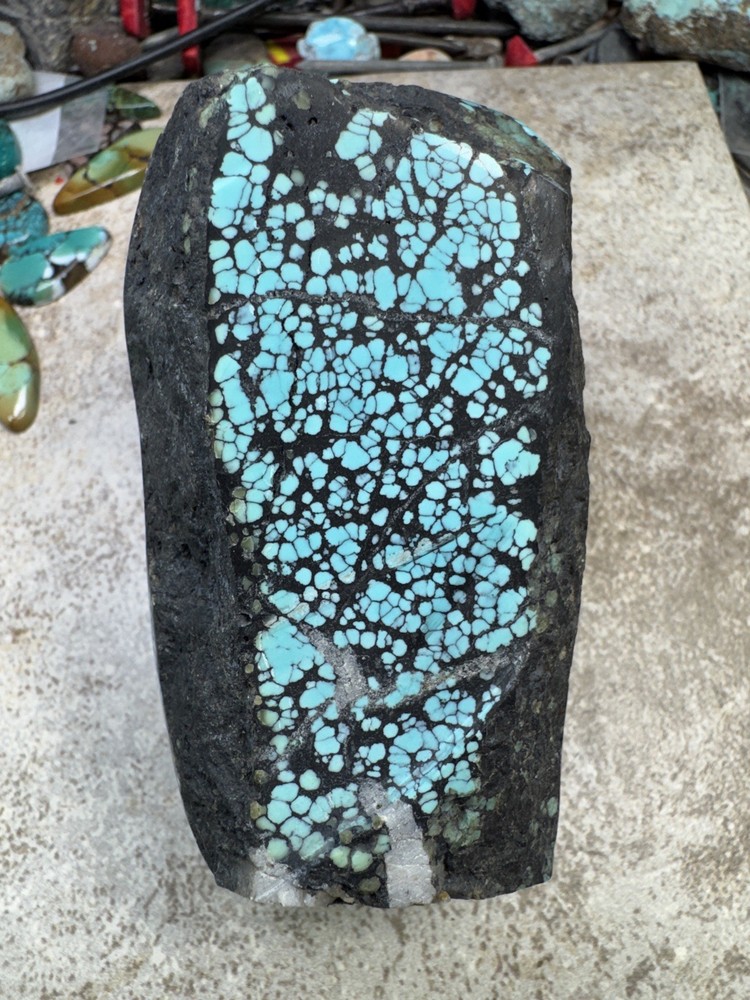 Excellent hubei Cloud mountain turquoise beautiful color and pattern