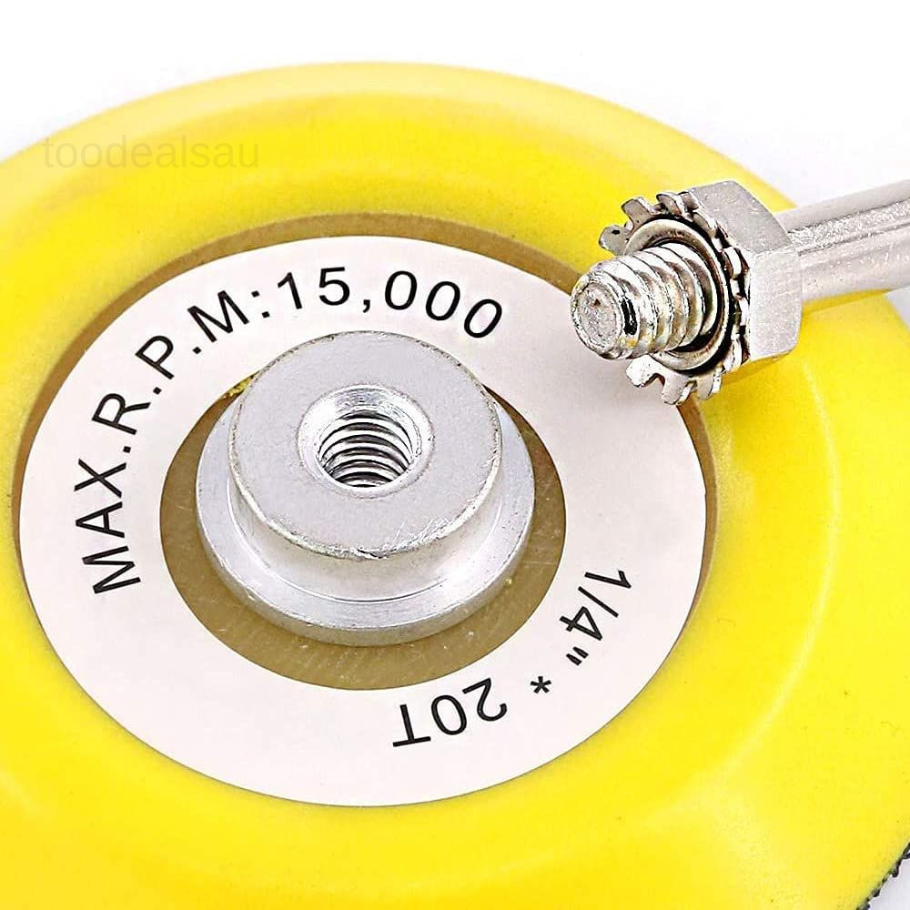 2 Packs 3 Inch Hook and Loop Sanding Backing Pads with Soft Foam Layer Buffering