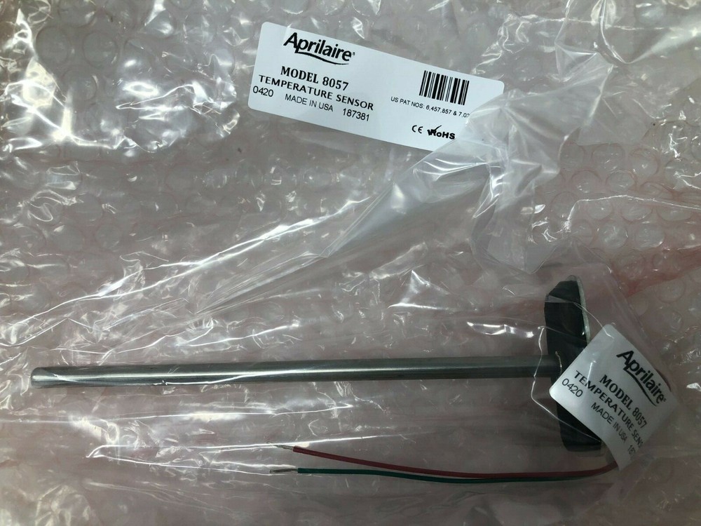Aprilaire 6203K 1-Stage 3-Zone Control Panel Kit DAT Sensor 24V 40VA Transformer