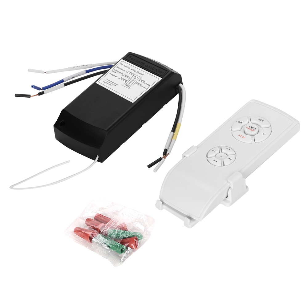 Universal Ceiling Fan Lamp Light Remote Control Receiver Kit Timing Wireless us
