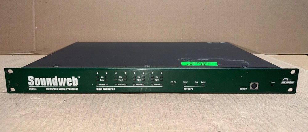 BSS SOUNDWEB 9088ii NETWORKED SIGNAL PROCESSOR - TESTED