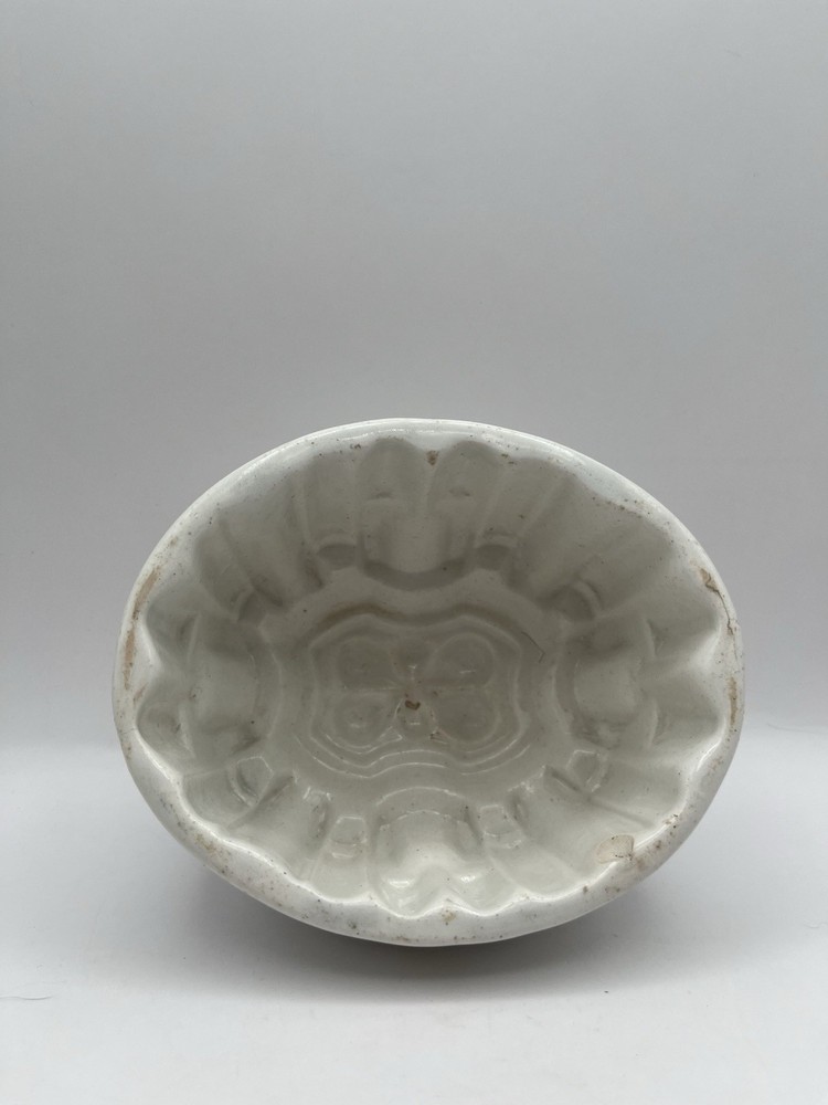 Antique Ironstone Jelly Pudding Mold Kitchen Ware Castle Cathedral Shape