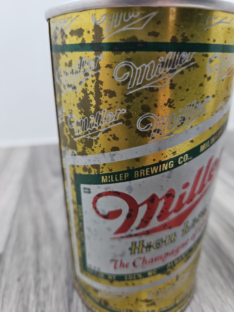 Budweiser & Miller High Life Handkerchief Cans Empty