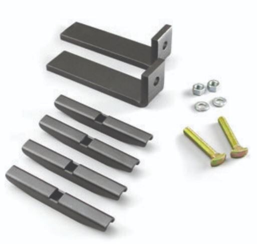 Cable Runway Ladder Rack Foot Kit Black