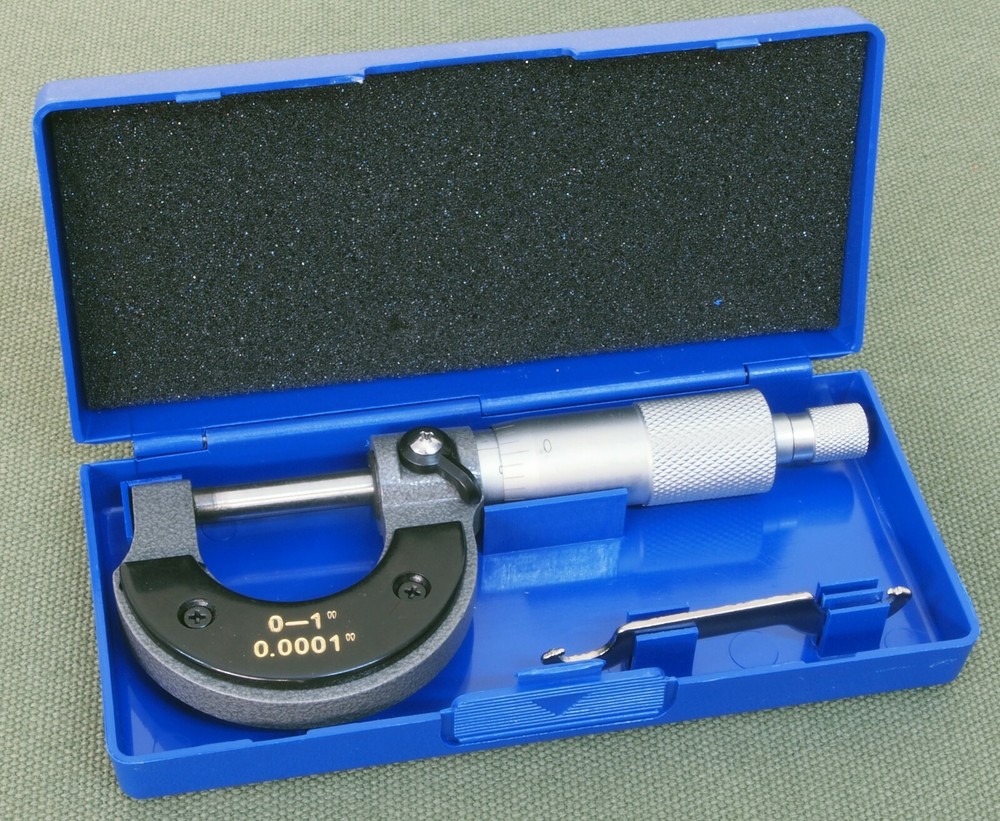 MECHANICAL MICROMETER FOR PRECISION MEASUREMENTS, Inch 0.0001.