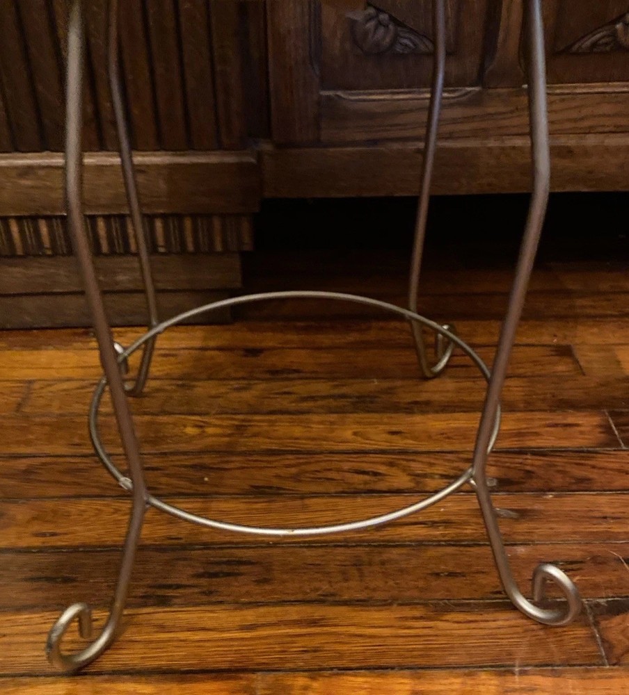 Vintage IRON WIRE VANITY CHAIR STOOL
