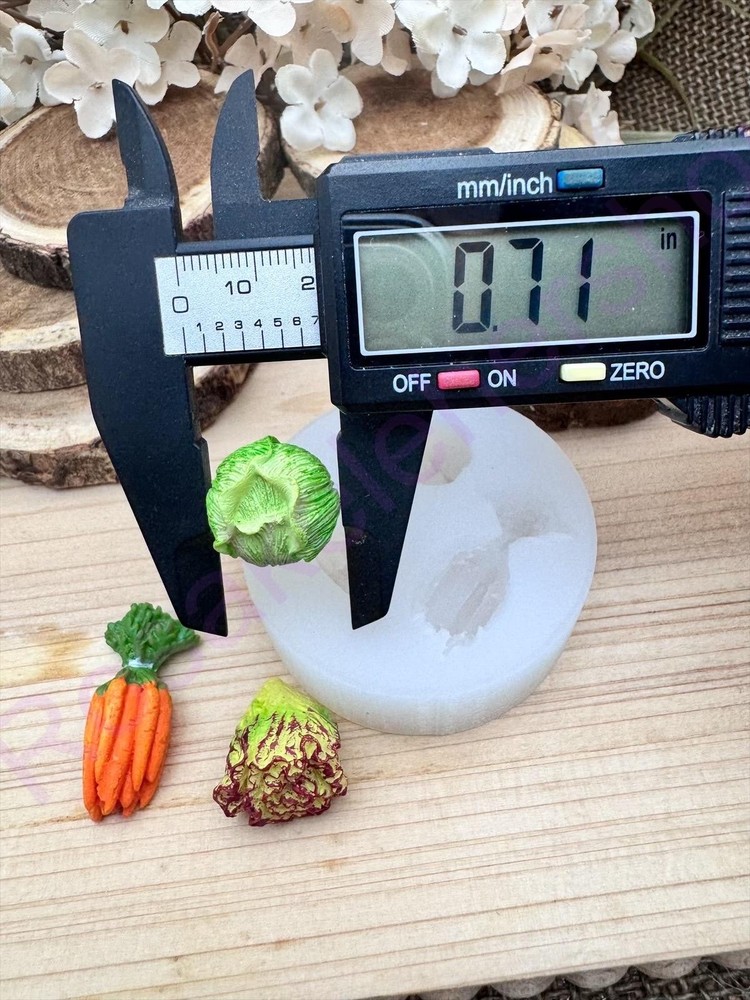 Vegetables handmade silicone mold for crafts