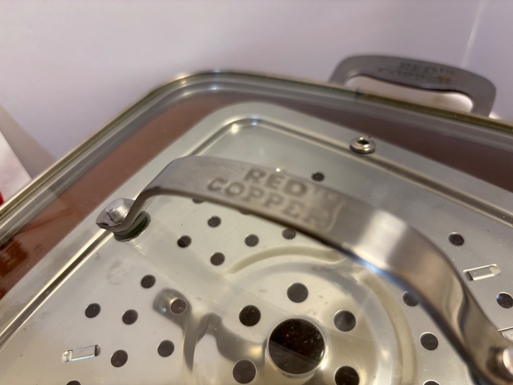 Red Copper Square Copper Infused Ceramic