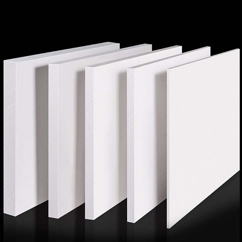 White PTFE Sheet Plate Hard Plastic Panel High Thermoplastic Thick 0.2-30mm DIY