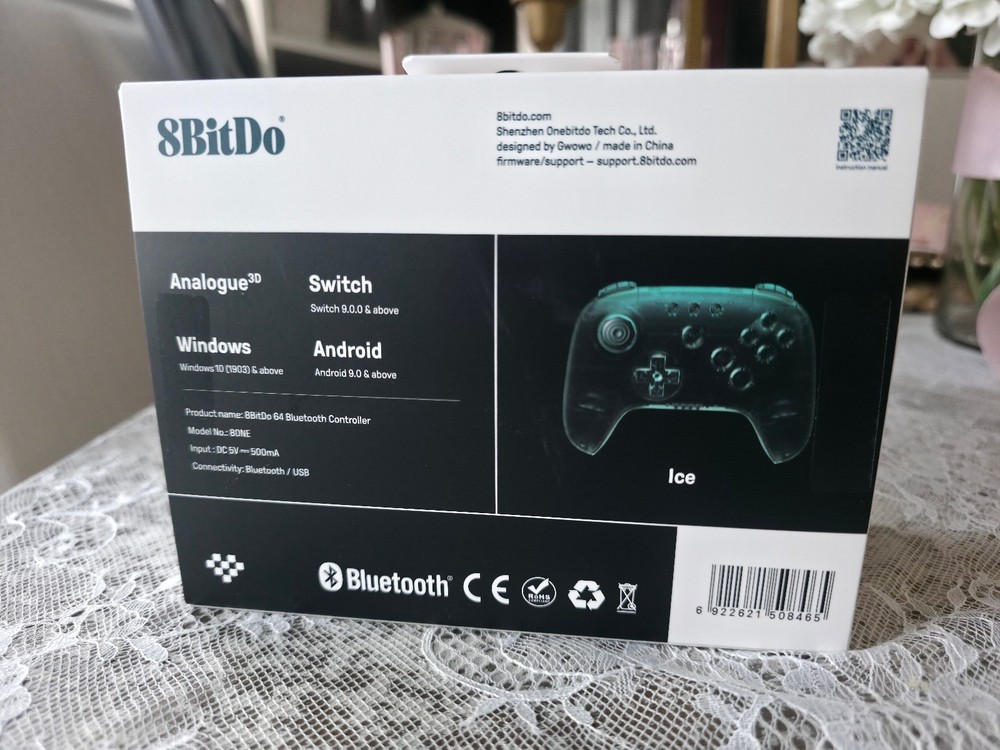 8BitDo Controller - Funtastic Edition - Ice NINTENDO 64 Switch 2