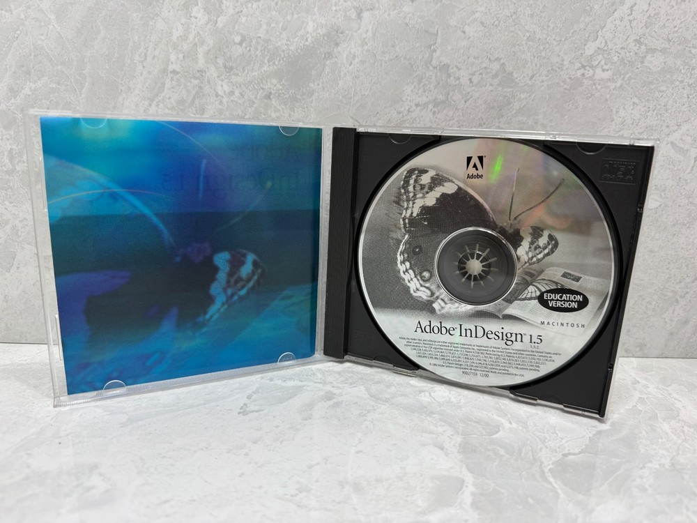 Adobe InDesign 1.5 Educational Version for Mac CD-ROM w/ Case & Insert