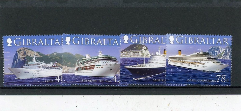 Gibraltar 2000 Ships Scott# 1052-5 Mint NH