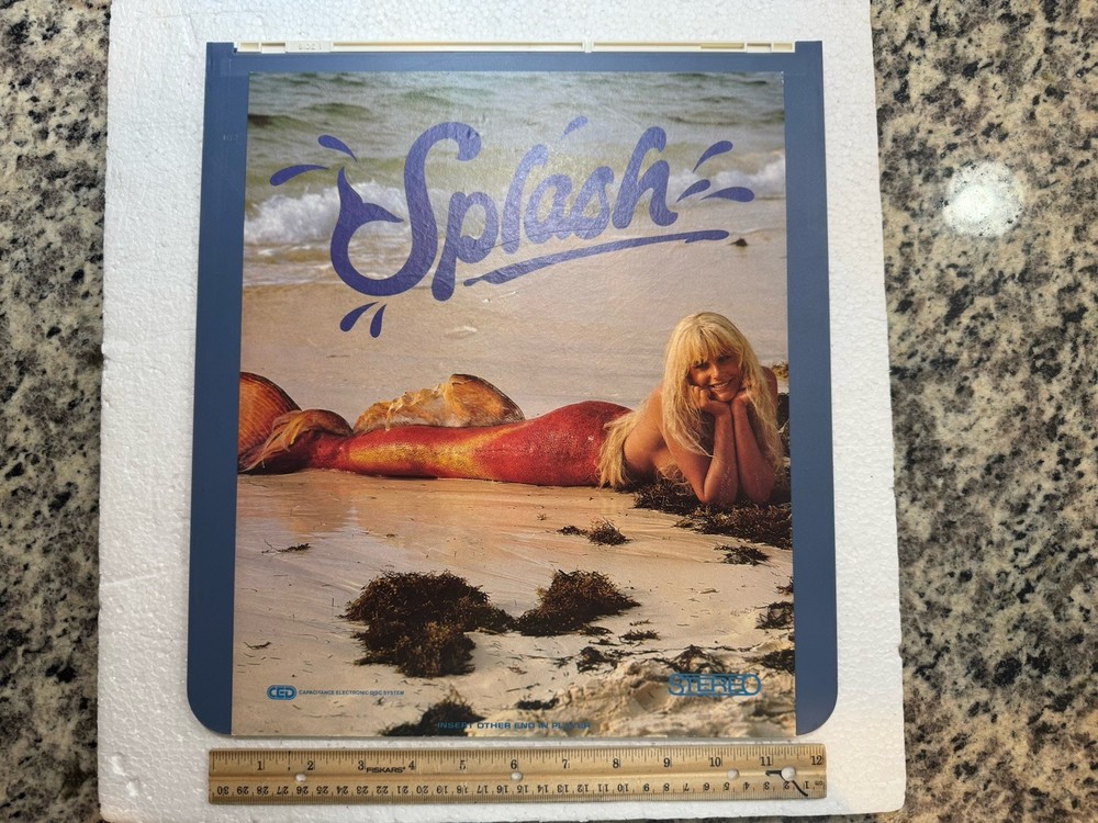 Splash 1984 CED Movie Video Disc SelectaVision