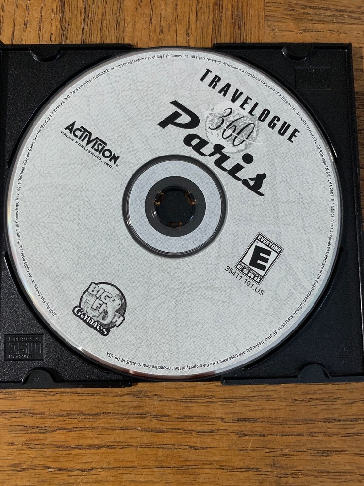 Travelogue 360 Paris Computer Software