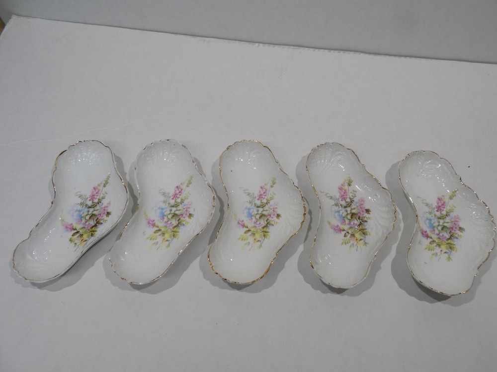 Antique Porcelain Haviland Bone Dish Partial Set