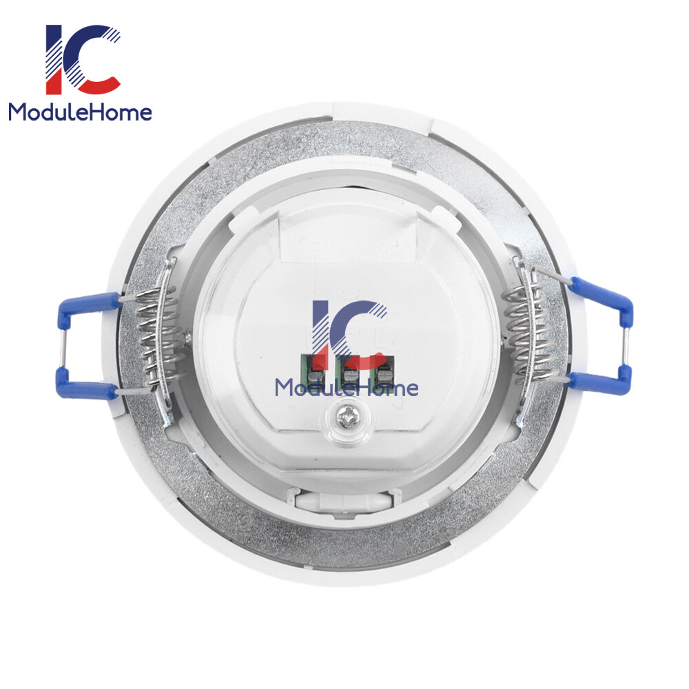 AC220-240V PIR Motion Sensor Detection Embedded Rotary 360° Motion Sensor-