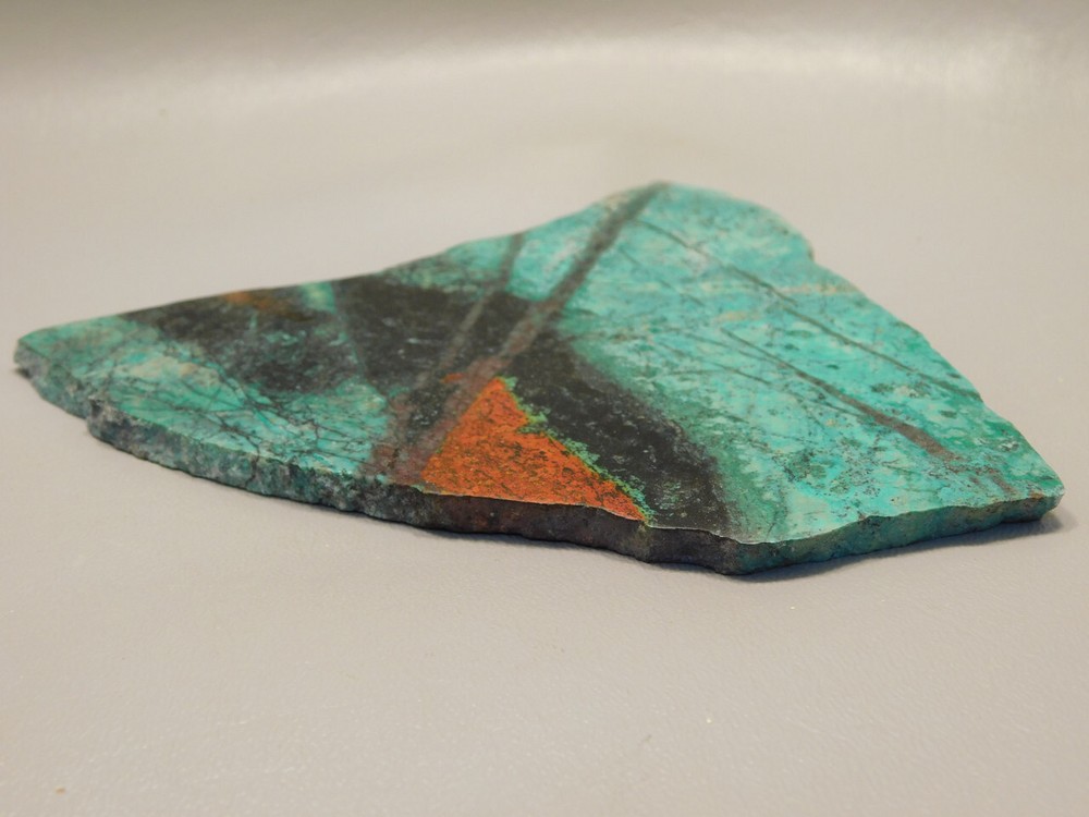 Sonora Sunset Polished Stone Slab Chrysocolla Cuprite #O11