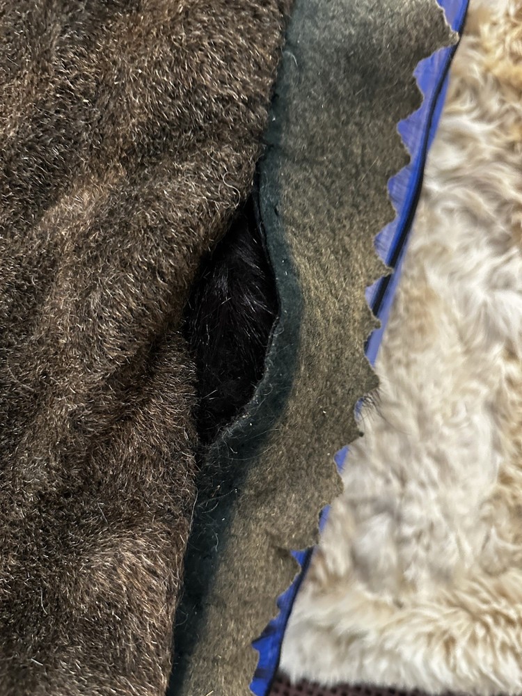 Bear blanket: 60” by 54”