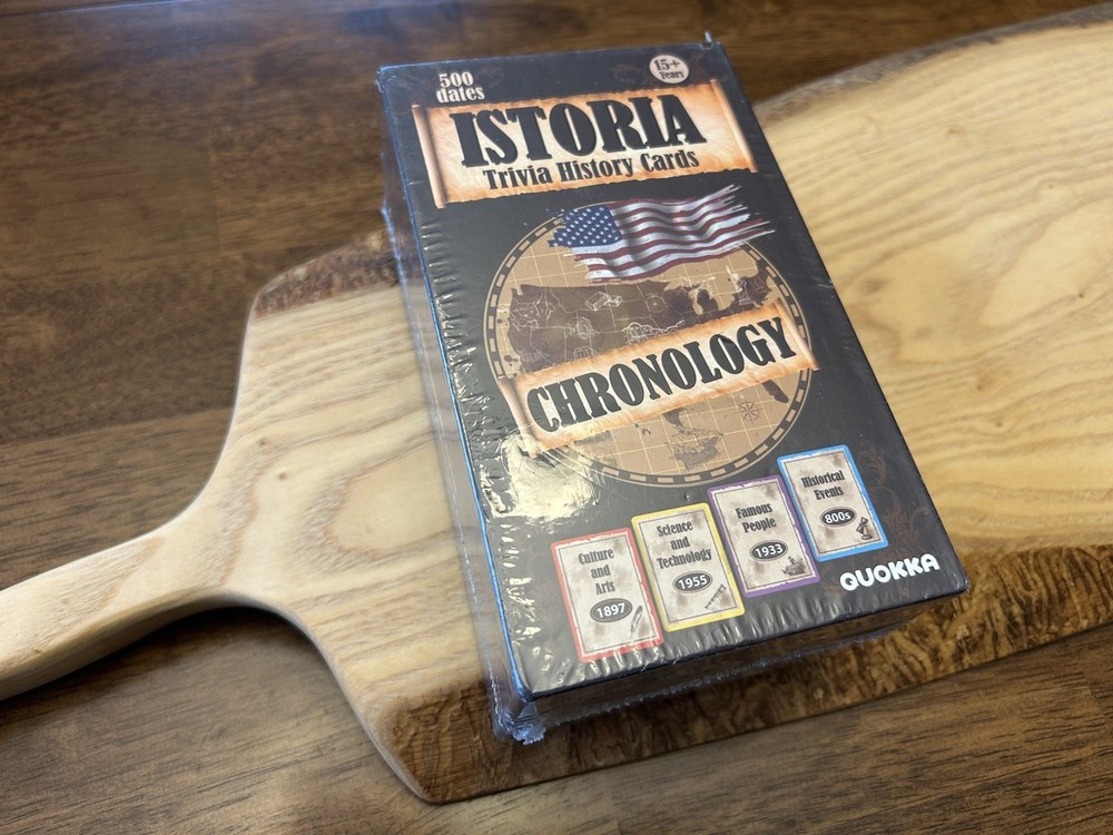 ISTORIA Trivia History Cards. New.