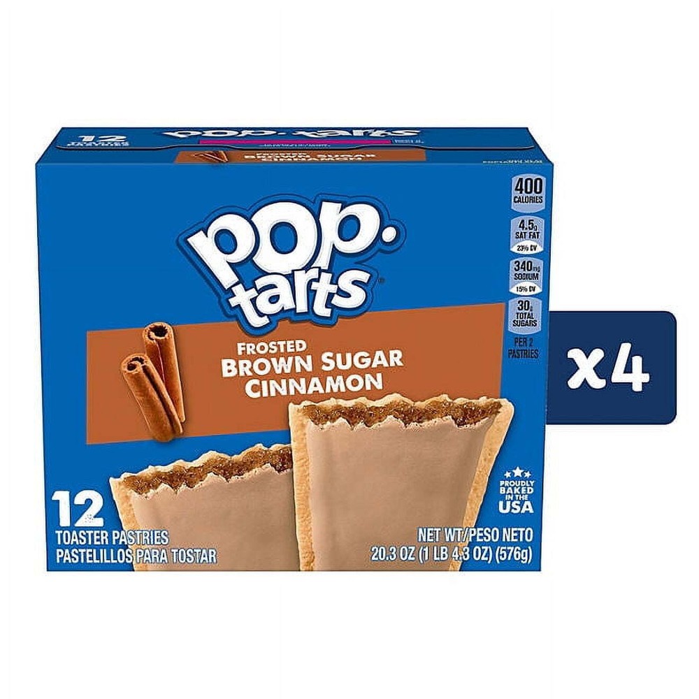 kelloggs pop tarts brown sugar cinnamon 48 ct
