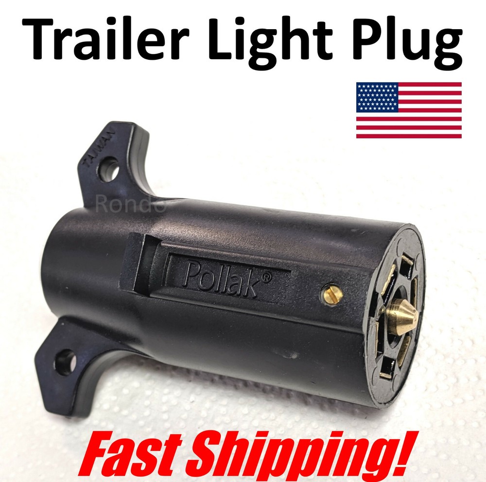 Pollak 7 Pin Trailer Light Plug Trailer side 12V