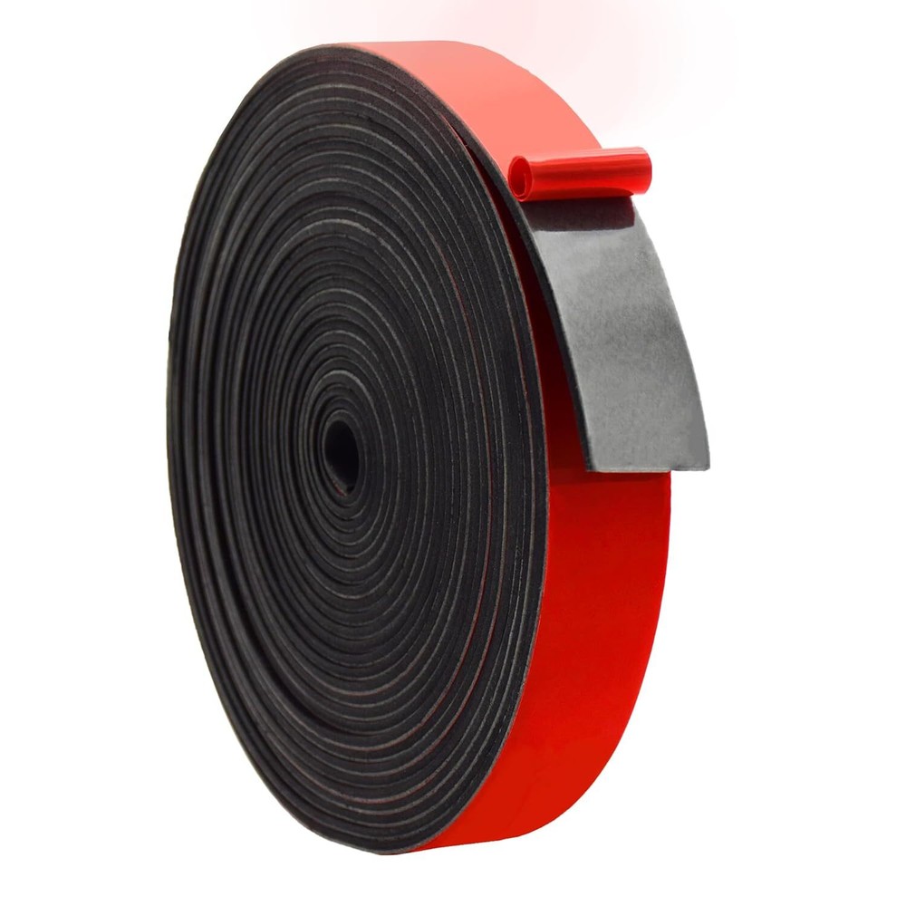 DOBTIM Rubber Strips 1/2(.500)" Thick X 1" Wide X 10'Long, Solid Rubber Rolls