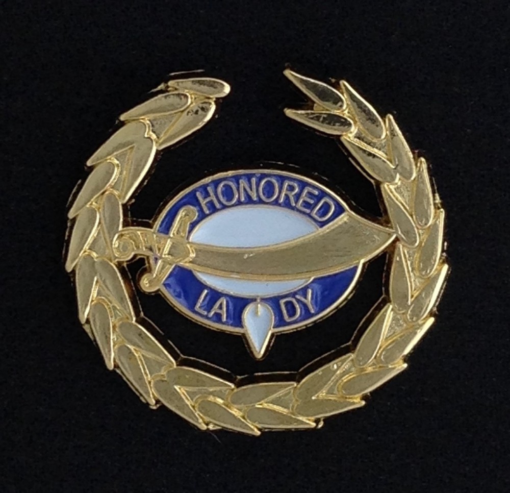 Masonic Shrine "Honored Lady" Widows Pin (HL-1)