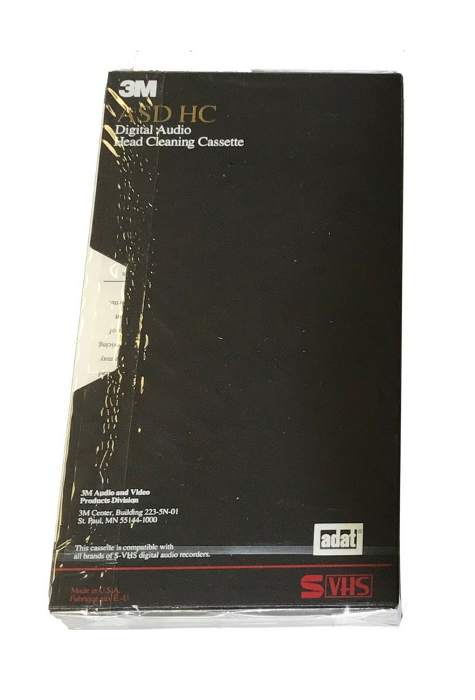 3M ASD-HC Official ADAT Head Cleaning Tape