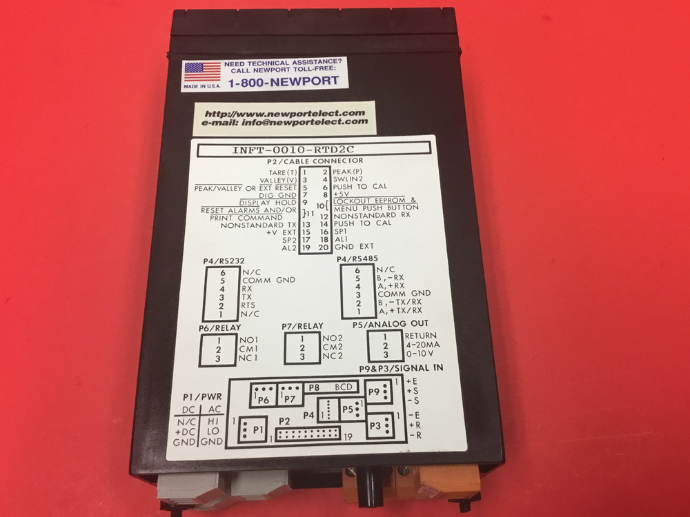 NEWPORT - P/N: INFT-0010-RTD2C - Digital Panel Meter