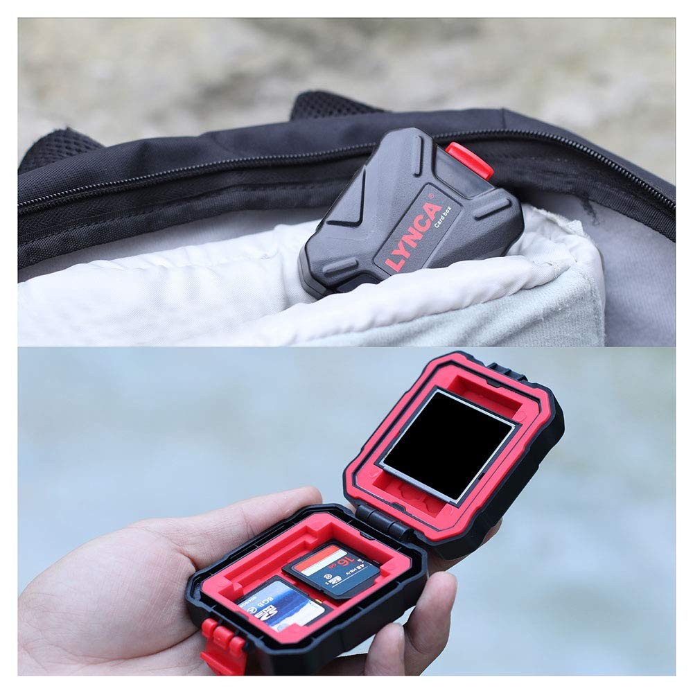 Memory Card Case Holder, Memory Card Hard Protector Case Professional Water-R...