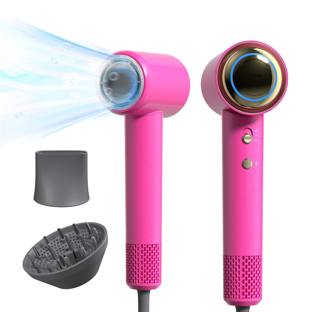 Tideway H11 Hair Dryer with Diffuser, Pink