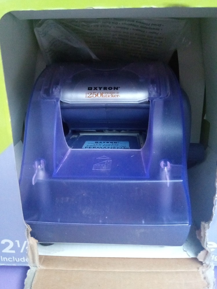 Xyron 250 Create A Sticker 2.5" Sticker Maker, Pre-owned