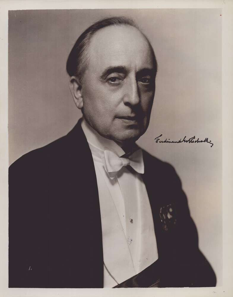 FERDINAND GOTTSCHALK - PHOTOGRAPH SIGNED CIRCA 1935